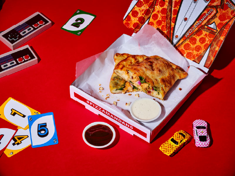 Pizza Man Dan's BBQ Chicken Calzone