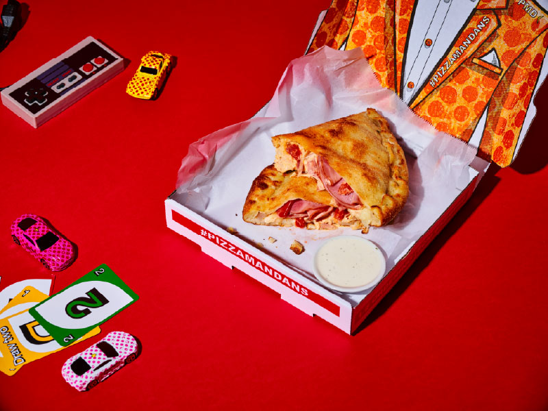 Pizza Man Dan's Chipotle Chicken Calzone