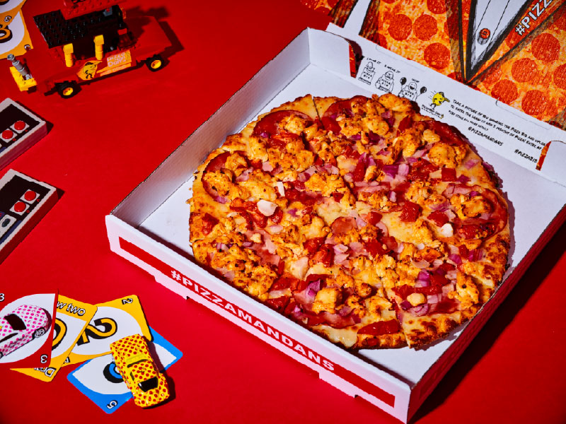 Pizza Man Dan's Chipotle Chicken Pizza