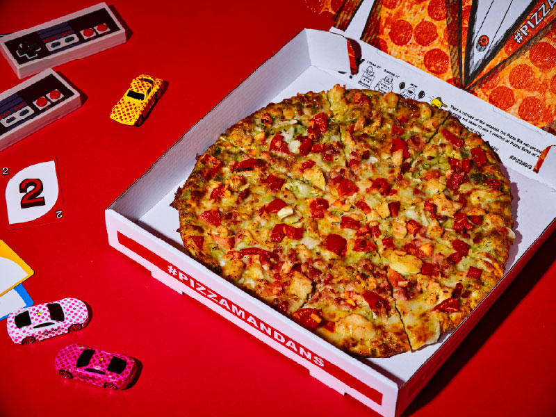 Pizza Man Dan's Pesto Pollo Pizza