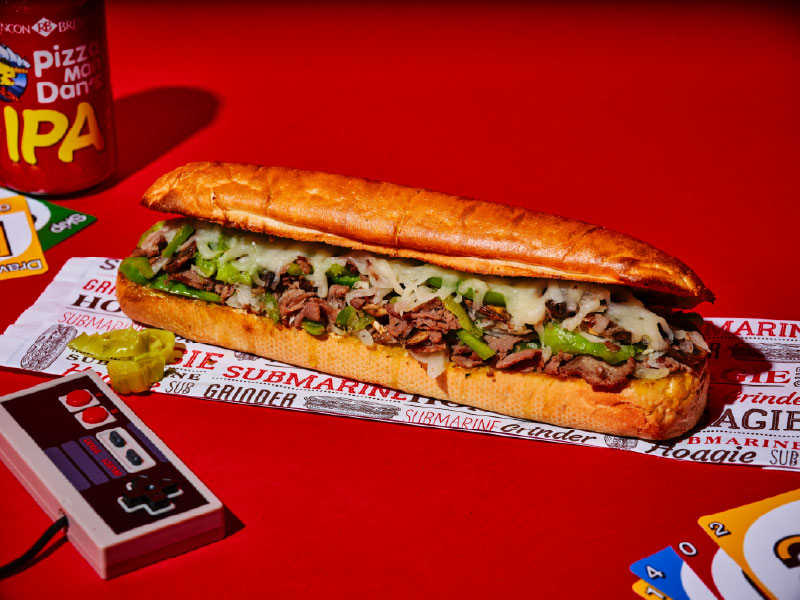 Pizza Man Dan's Philly Cheesesteak Sub