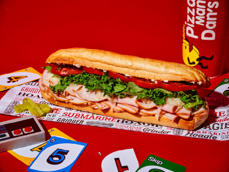 Pizza Man Dan's Turkey Sub